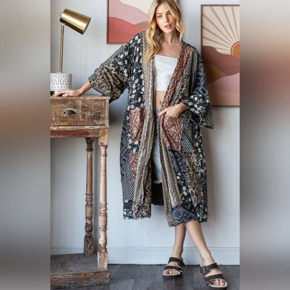 Oli & Hali Patchwork Kimono